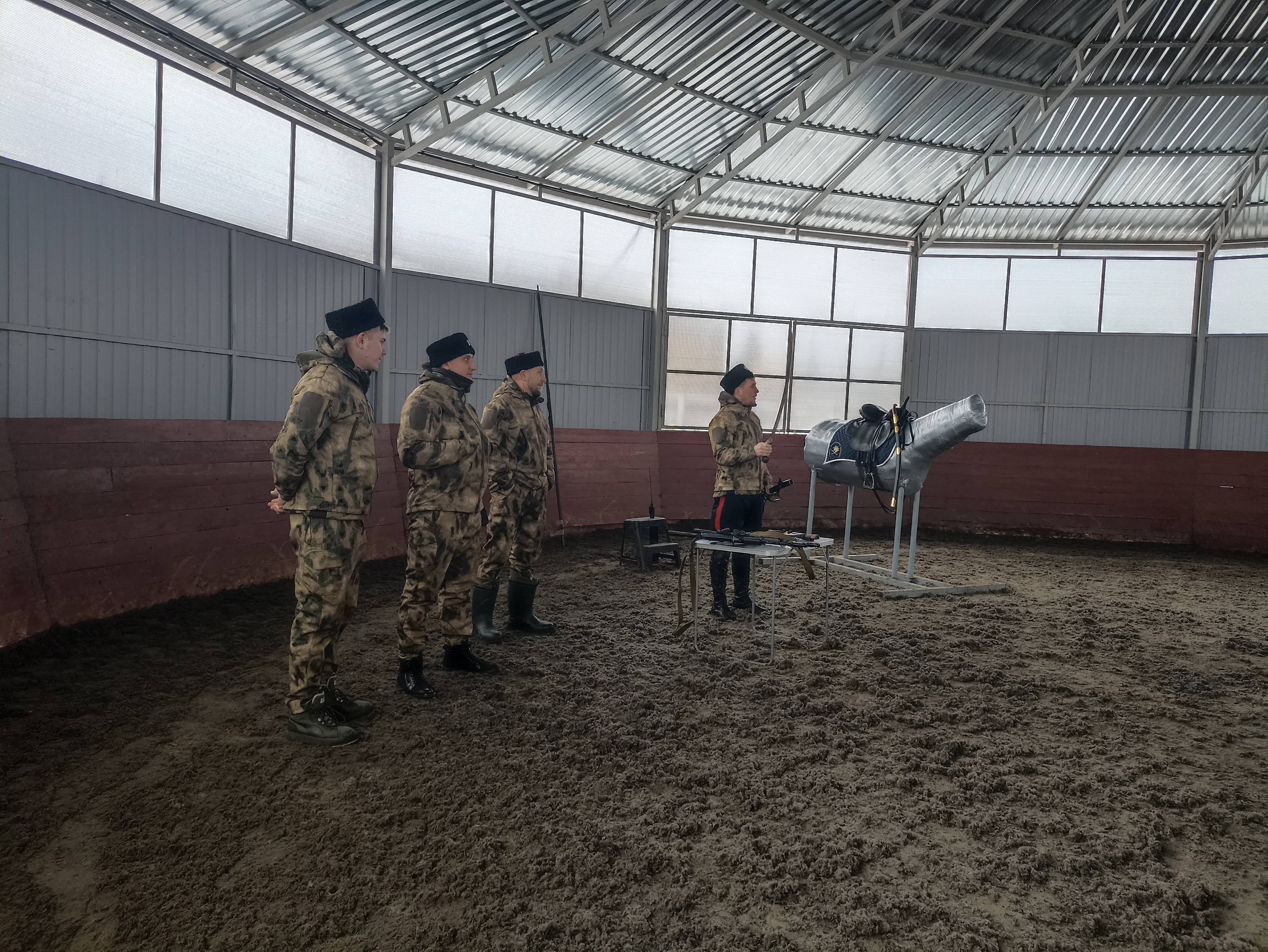 Внеурочное занятие на базе Клуба &amp;quot;Вольный стан&amp;quot; Шушпановского хуторского казачьего общества.